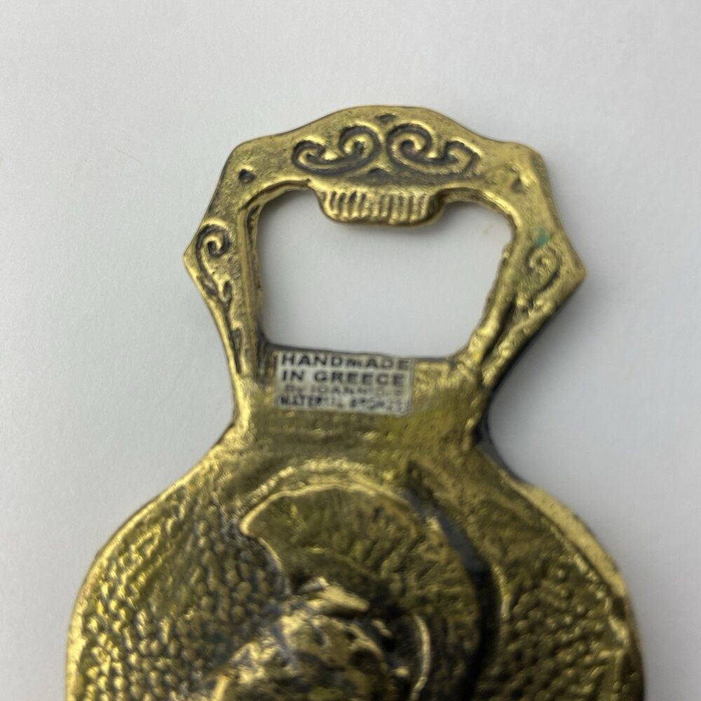 Bronze Bottle Opener Made in Greece - Picture 7 of 8